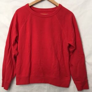 Everlane Red Terry Sweatshirt